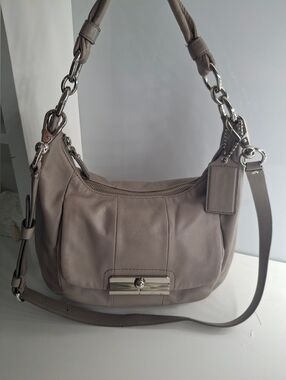 Coach Kristin convertible hobo bag Taupe.  Great condition